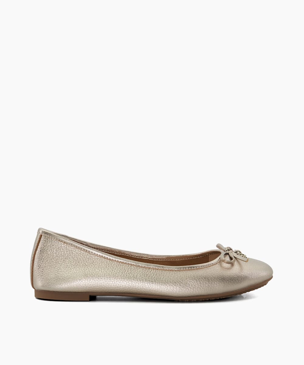 Gold ballet fashion flats australia