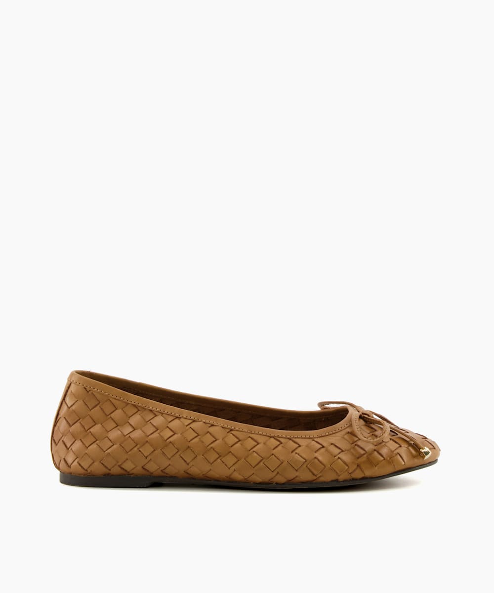 Woven flats best sale